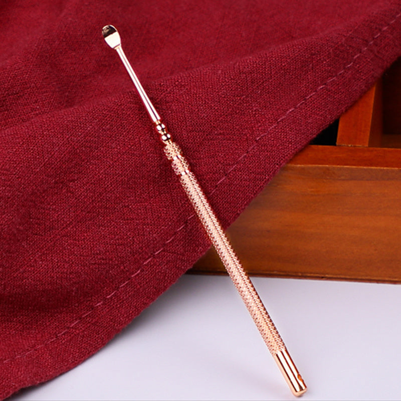 Stainless Steel Ear Cleaning Spoon Safe Earwax Picking Tweezers