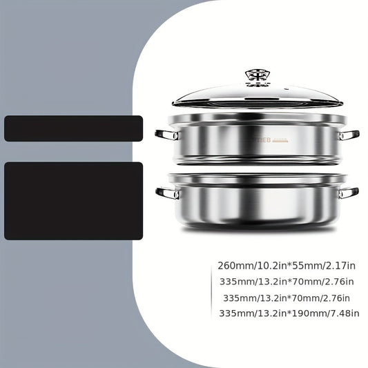 3-Layer Healthy Steamer Kitchen Gadget