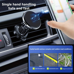 6 Magnets Car Phone Holder Mount for iPhone, Hands-Free Vent Cell Phone Holder