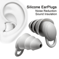 Silicone Ear Plugs for Sleeping Noise Reduction