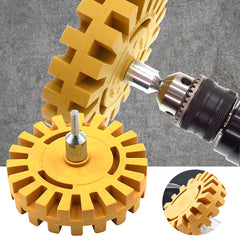 1pc Pneumatic Rubber Eraser Wheel Pad Car Sticker Remover Paint Cleaner