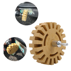 1pc Pneumatic Rubber Eraser Wheel Pad Car Sticker Remover Paint Cleaner