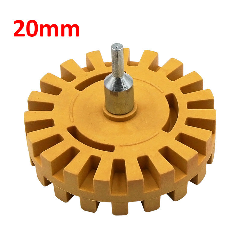 1pc Pneumatic Rubber Eraser Wheel Pad Car Sticker Remover Paint Cleaner