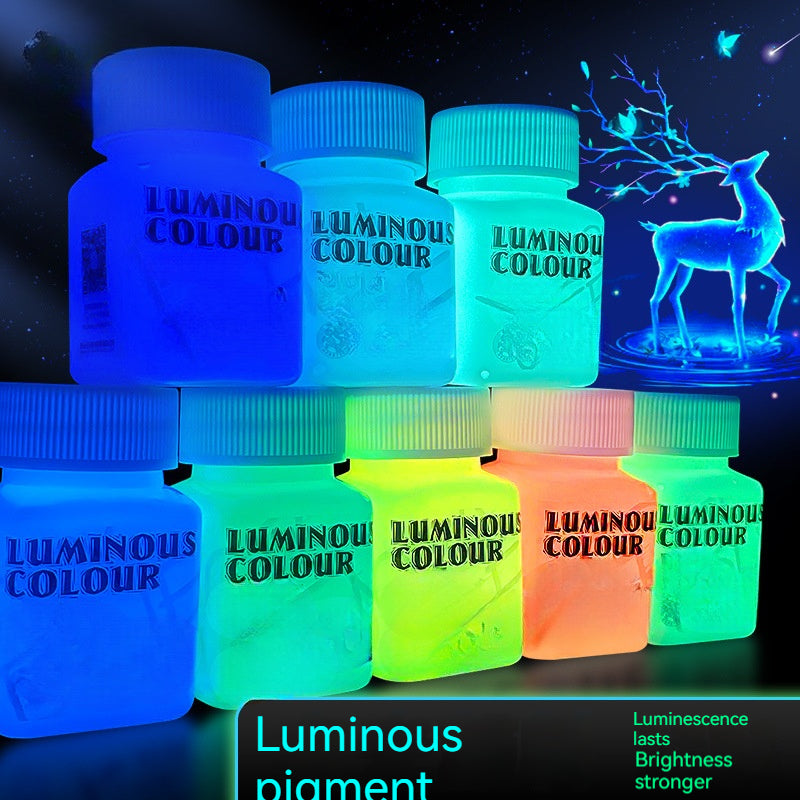 Luminous Pigment Acrylic Fluorescent Paint DIY Textile Fluorescent Liquid