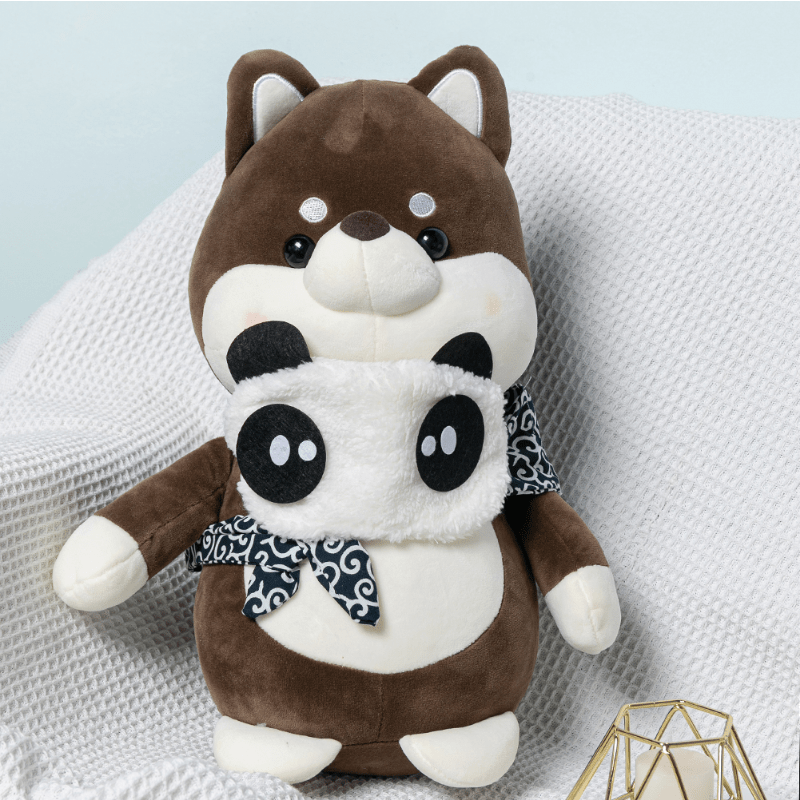 Plush Panda Eye Mask for Sleeping at Home or Outdoors