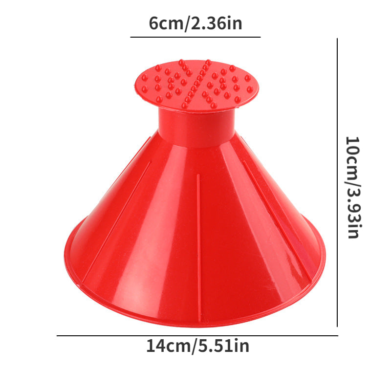 2pcs Snow Blower Windshield Cone Deicing Tool Snow Remover Car Snow Scraper