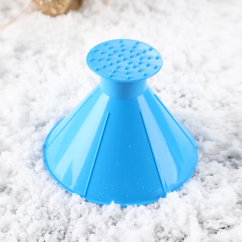 2pcs Snow Blower Windshield Cone Deicing Tool Snow Remover Car Snow Scraper