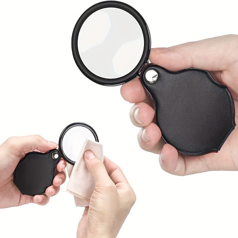 10x 50mm Pocket Magnifying Glass with Protective Sheath