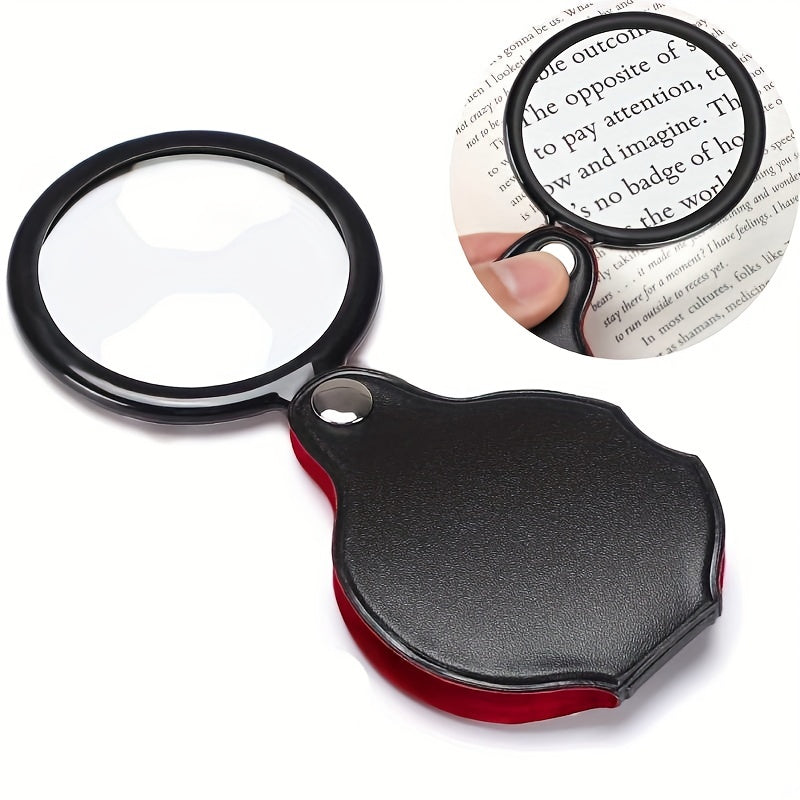 10x 50mm Pocket Magnifying Glass with Protective Sheath
