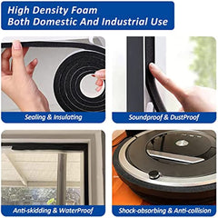 Foam Self Adhesive Weather Stripping Tape for Doors and Windows