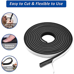 Foam Self Adhesive Weather Stripping Tape for Doors and Windows