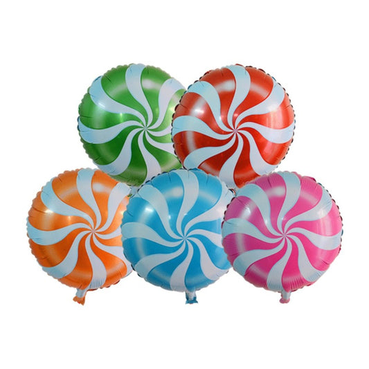 5pcs Christmas Party Decoration Balloons 45 72 Cm Lollipop Windmill Candy