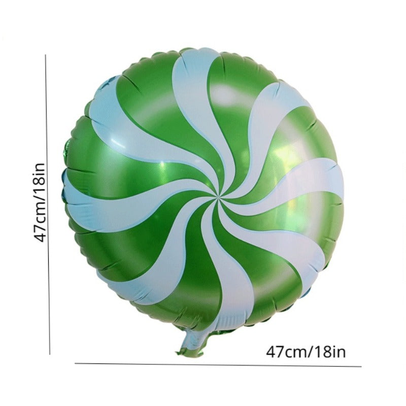 5pcs Christmas Party Decoration Balloons 45 72 Cm Lollipop Windmill Candy