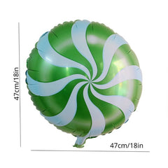 5pcs Christmas Party Decoration Balloons 45 72 Cm Lollipop Windmill Candy