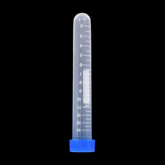 10pcs 10ml 15ml Transparent Graduation Test Tube with Lids