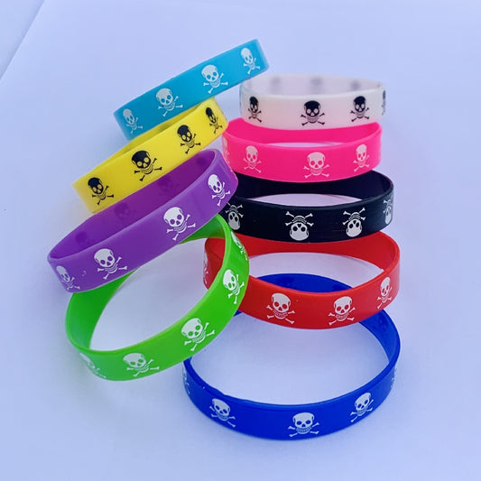 Skull Sports Silicone Bracelets Women's Jewelry
