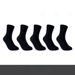5pairs Men's Striped Business Socks