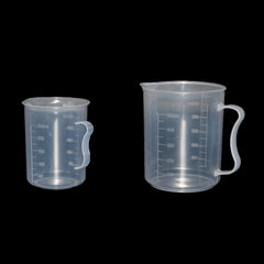 Plastic Measuring Cup 250-2000ml Transparent Kitchen Laboratory Tool