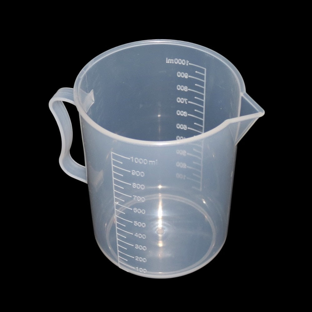 Plastic Measuring Cup 250-2000ml Transparent Kitchen Laboratory Tool