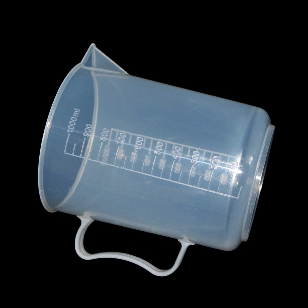 Plastic Measuring Cup 250-2000ml Transparent Kitchen Laboratory Tool