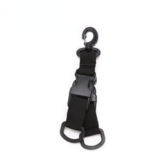 Multifunctional Webbing Keychain with D-Type Buckle