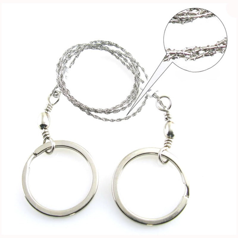 Steel Wire Saw Portable Life-saving Saw Outdoor Camping Survival Equipment