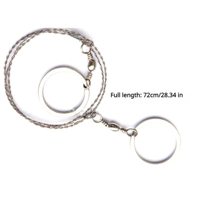 Steel Wire Saw Portable Life-saving Saw Outdoor Camping Survival Equipment