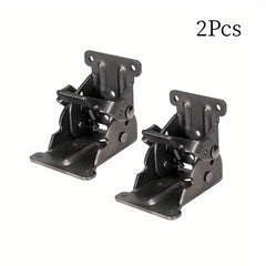 2pcs Folding Hinges 90 Degree Self-locking Concealed Door Hinges