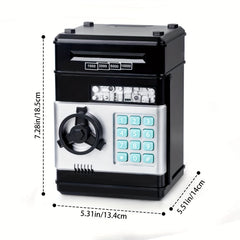 Piggy Bank Cash Coin Can ATM Bank Electronic Coin Money Bank