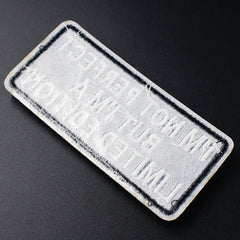 1pc Letter Patch Hot Melt Glue Ironing Cloth Sticker Iron On Sew On Patches