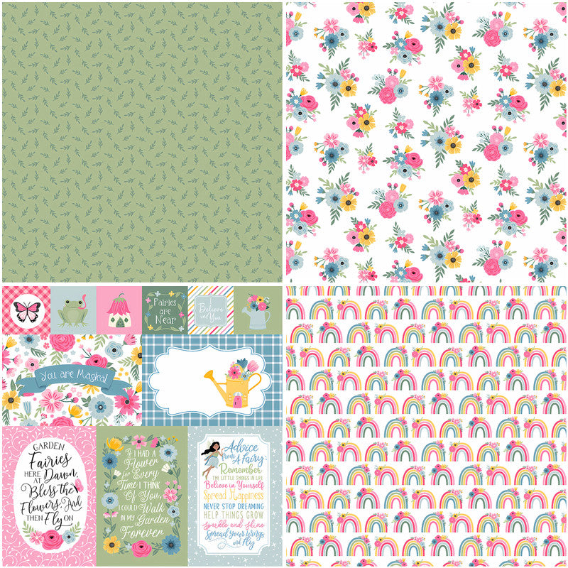 15pcs Fairy Tale Garden Paper Retro Journal DIY Tools