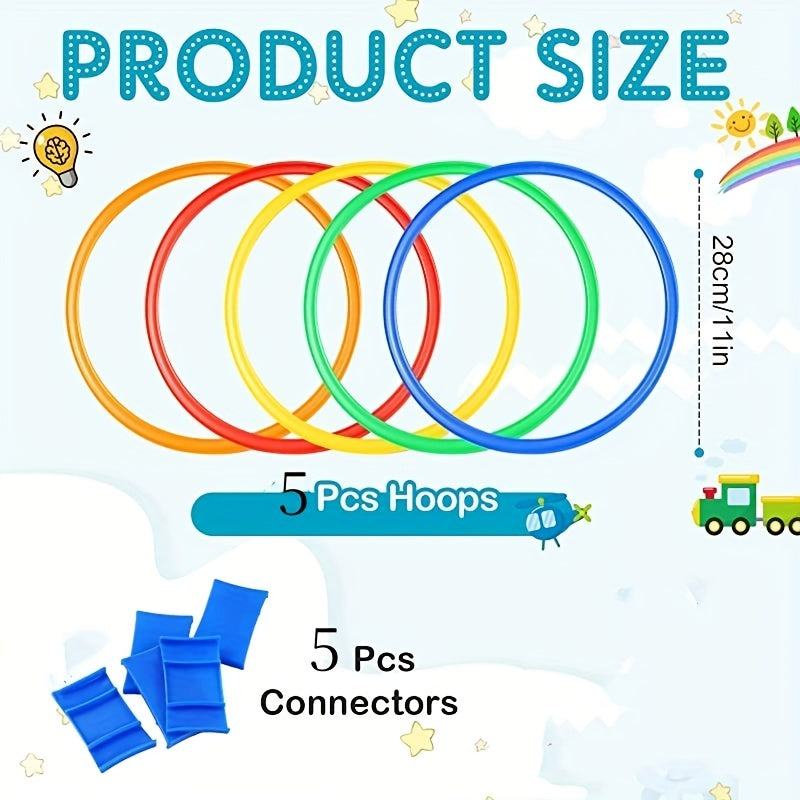 Hopscotch Circular Set Outdoor Indoor Obstacle Course Playground