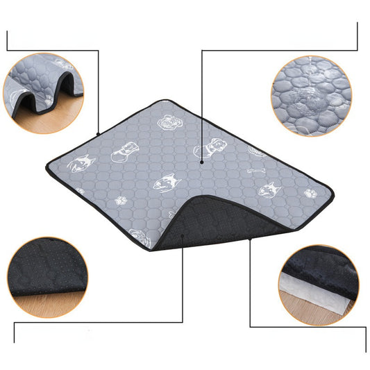 Washable Printed Dog Pee Pad Reusable Puppy Training Pad Non slip Moisture proof