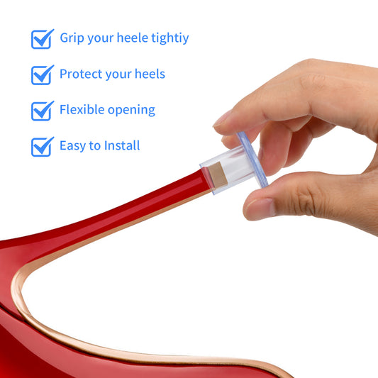 12 Pairs Clear Heel Stoppers High Heel Protectors Women Shoes Heels Savers
