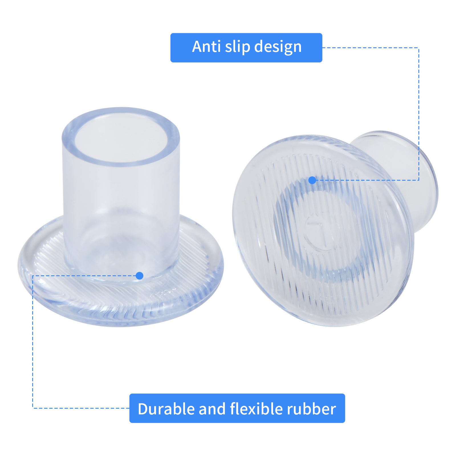 12 Pairs Clear Heel Stoppers High Heel Protectors Women Shoes Heels Savers