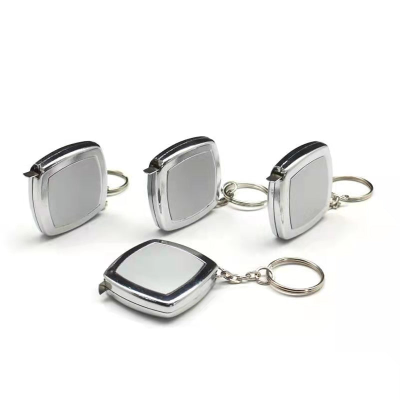 2m Small Tape Measure Key Ring Mini Pocket Portable Compact Steel Tape Measure