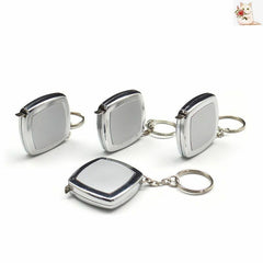 2m Small Tape Measure Key Ring Mini Pocket Portable Compact Steel Tape Measure