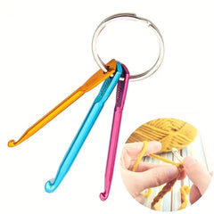 3pcs 5mm Aluminum Crochet Hook Set DIY Yarn Weaving Craft Supplies
