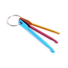 3pcs 5mm Aluminum Crochet Hook Set DIY Yarn Weaving Craft Supplies