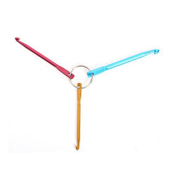 3pcs 5mm Aluminum Crochet Hook Set DIY Yarn Weaving Craft Supplies