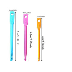 3pcs 5mm Aluminum Crochet Hook Set DIY Yarn Weaving Craft Supplies