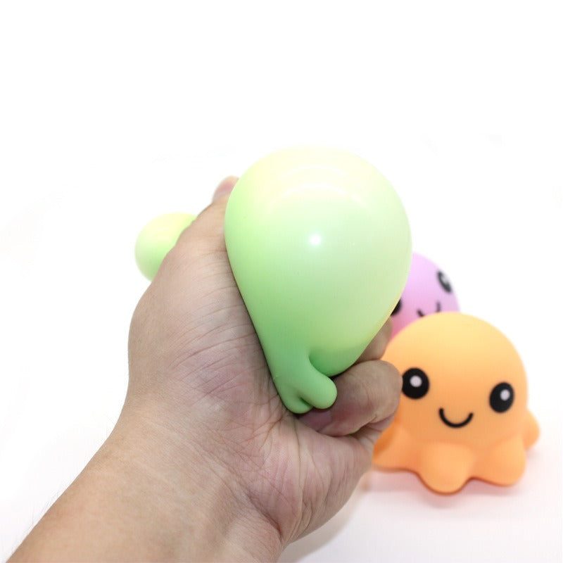 Soft Adhesive Octopus Squeezing Joy Release Decompressing Octopus
