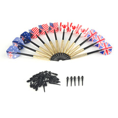 Soft Flag Pattern Dart Set Plastic Professional Durable Soft Tip Darts