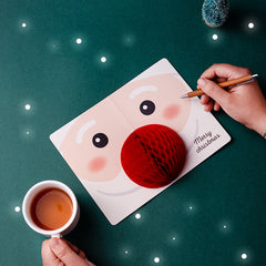 3D Honeycomb Birthday Greeting Card