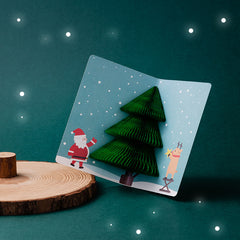 3D Honeycomb Birthday Greeting Card