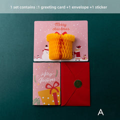 3D Honeycomb Birthday Greeting Card