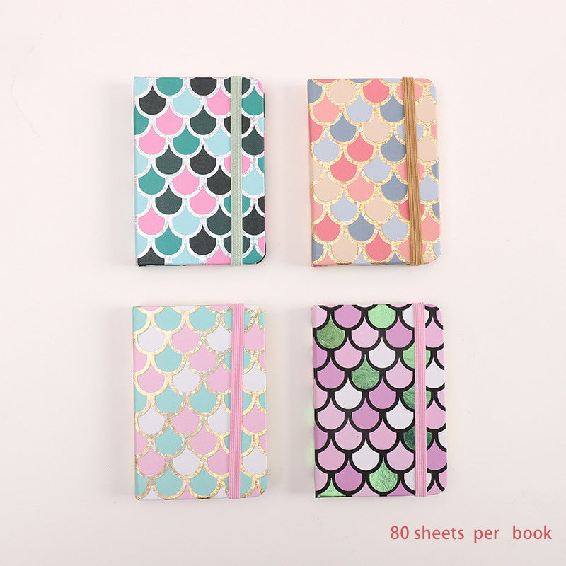 4pcs Mini Pocket Notebook Student Homework Practice Notebook