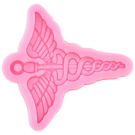 Medical Emblem Keychain Pendant Silicone Resin Mold