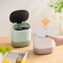 Mini Trash Can Office Desktop Garbage Bags Plastic Organizer