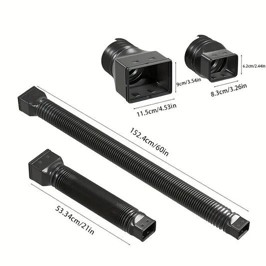 Flexible Downspout Extension Drainage Extender for Rain Gutters